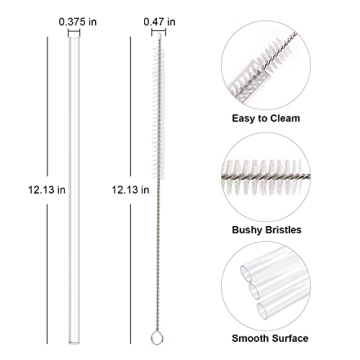 Replacement Straw Set for Stanley Tumblers, 6 Pack
