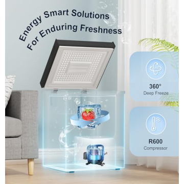 TABU Compact 5.0 Cu.Ft. Chest Freezer with Removable Basket