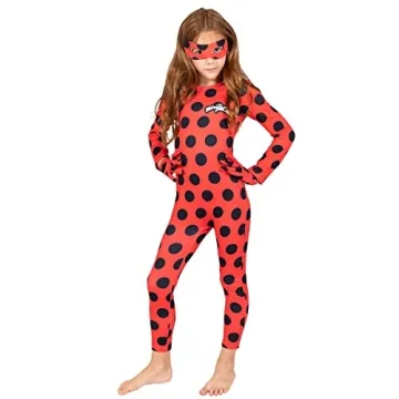 Miraculous Ladybug Girls Costume Jumpsuit Size 10-12