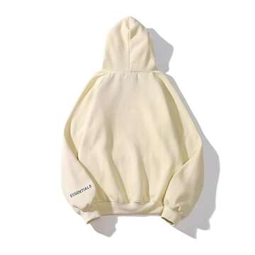 Medbyliv Men's Hip Hop Hoodie Letter Hoodies Casual Sweatshirt Pullover Sportswear Tracksuit With Pocket