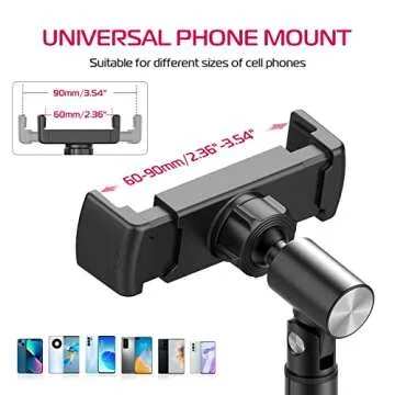 Adjustable ULANZI Cell Phone Stand with 360° Rotation