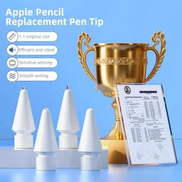 Inesore for Apple Pencil Tips Replacement Accessories,Compatible with Apple Pencil Pro/2nd Gen/1st G...