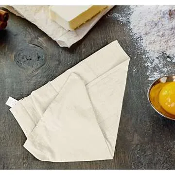 Utopia Kitchen Natural Flour Sack Towels [6 Pack - 28 x 28 Inch] 100% Cotton Tea Towels for Cleaning & Drying - Highly Absorbent Kitchen Dish Cloth