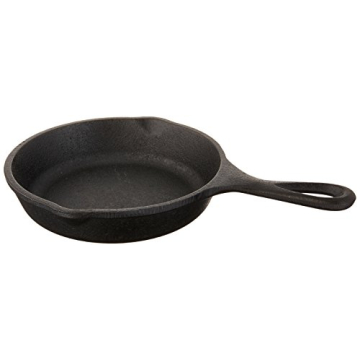 Lodge 5-Inch Pre-Seasoned Cast Iron Mini Skillet for Versatile Cooking
