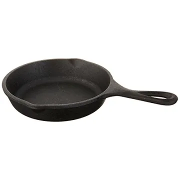 Lodge 5-Inch Pre-Seasoned Cast Iron Mini Skillet for Versatile Cooking