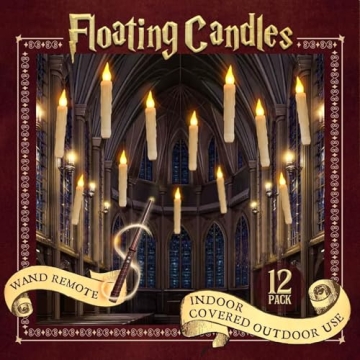 Floating Candles with Wand - Enchanting Holiday Decor