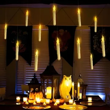 Floating Candles with Wand - Enchanting Holiday Decor