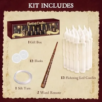 Floating Candles with Wand - Enchanting Holiday Decor