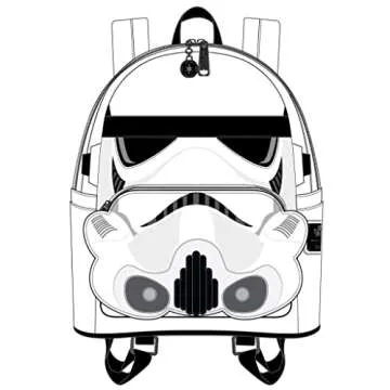 Loungefly Star Wars Stormtrooper Lenticular Mini Backpack Standard