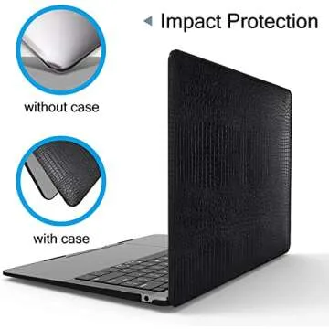 MonsDirect MacBook Air Case with Keyboard Cover for Protection