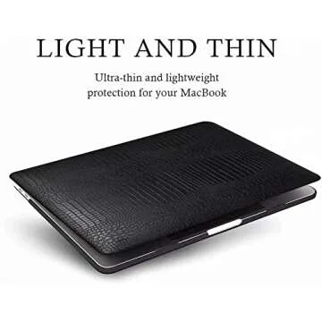 MonsDirect MacBook Air Case with Keyboard Cover for Protection