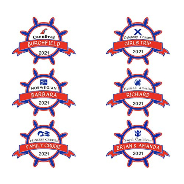 Personalized Cruise Door Magnets Royal Caribbean Carnival