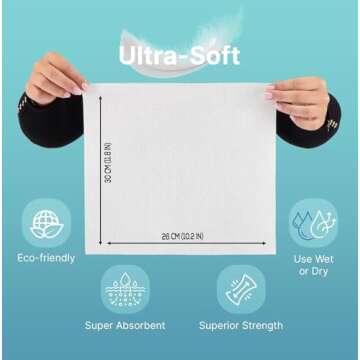 Premium Biobased Facial Towels for Gentle Skin Care