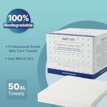 Premium Biobased Facial Towels for Gentle Skin Care
