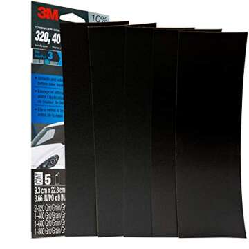 3M Wetordry Sandpaper - Premium Assorted Grits for Smooth Finishes