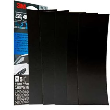 3M Wetordry Sandpaper - Premium Assorted Grits for Smooth Finishes