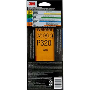 3M Wetordry Sandpaper - Premium Assorted Grits for Smooth Finishes