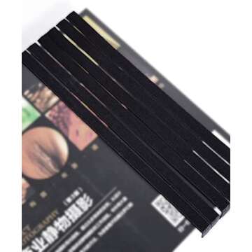 Shappy 3 Pieces Double-Straps Sport Headbands Elastic Hairband Non-Slip Sweatband for Women or Men(Black)