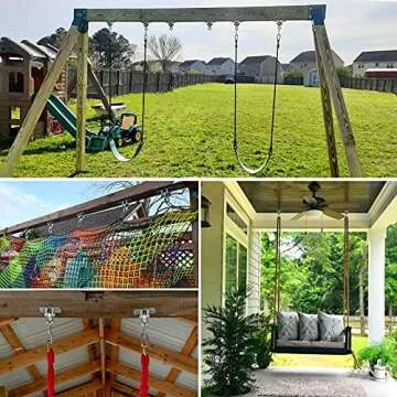 BETOOLL Heavy Duty Swing Hangers - 2400lb Capacity Set