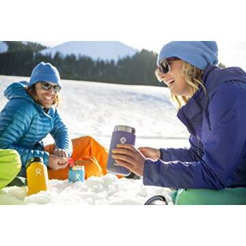 Hydro Flask Food Flask Thermos Jar - Stainless Steel & Vacuum Insulated - Leak Proof Cap - 12 oz, Watermelon