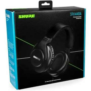 Shure SRH440A Studio Headphones - Premium Sound Quality