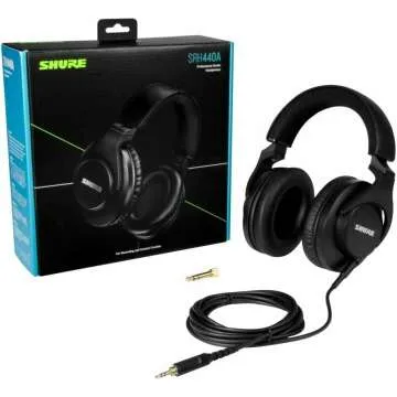 Shure SRH440A Studio Headphones - Premium Sound Quality