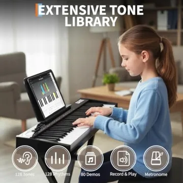 61 Key Portable Electronic Keyboard for Beginners & Adults