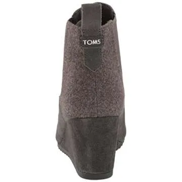 TOMS Women's Bailey Ankle Boot, Gunmetal, 9