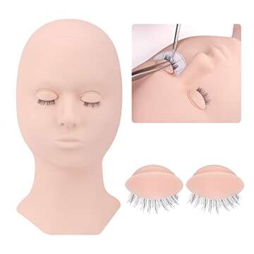 Replacement Eyelids for Eyelash Training Mannequins