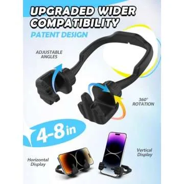 Valentines Day Gifts for Him Her Teens Boys Adults: Lazy Cell Phone Stand Holder for Desk Gag Gift f...