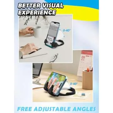 Valentines Day Gifts for Him Her Teens Boys Adults: Lazy Cell Phone Stand Holder for Desk Gag Gift for Teenage Girls Kids Dad Women Men Who Have Everything, Funny Easter Basket Stuffers for Teens