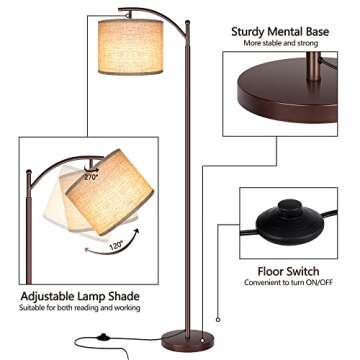 Rottogoon Floor Lamp - Stylish LED Lighting for Home