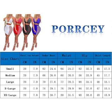 PORRCEY Women's Two-Piece Sexy Hot Drilling Craft Dress Party Club Evening Dress (3645,White,L)