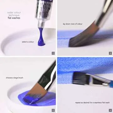 Winsor & Newton Cotman Watercolor Paint Set, Palette Pocket Set, 12 Half Pan w/ Brush