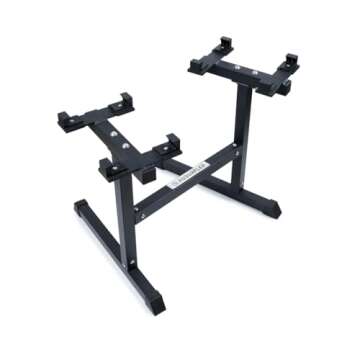 ROBURFLEX Stand for Adjustable Dumbbells (for 40lb, 50lb and 80lb) for Workout Strength Training Fit...