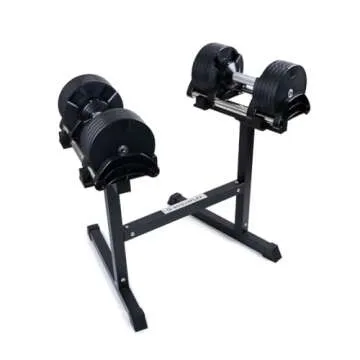 ROBURFLEX Stand for Adjustable Dumbbells (for 40lb, 50lb and 80lb) for Workout Strength Training Fitness Home Gym (Does not fit other NUOBELL brands)