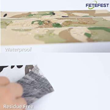 Gaffer Camouflage Tape, 2" by 30 Yards Real Premium Camo Tape, Water Resistant, Non Reflective, New Camo Pattern by Fetefest (Dessert Camo, 30)