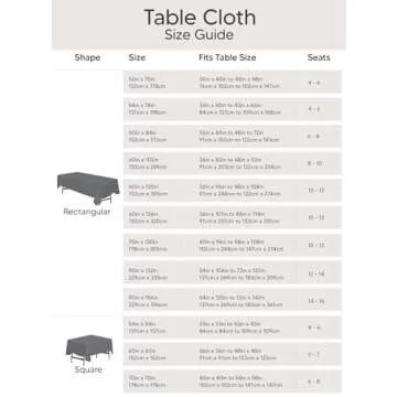 Utopia Kitchen 2 Pack Rectangle Table Cloth [90x156 Inches, White] Stain and Wrinkle Resistant Tablecloth Washable Polyester Cover for Dining, Buffet Parties, Picnic and Weddings