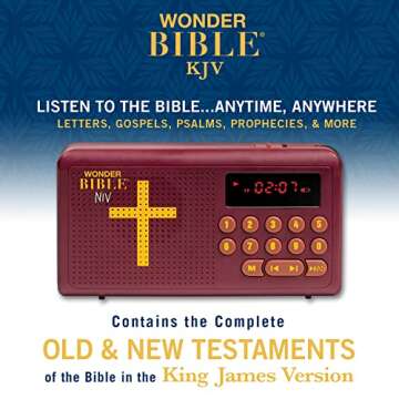 Wonder Bible KJV Audio Player - King James Version Anytime, Anywhere