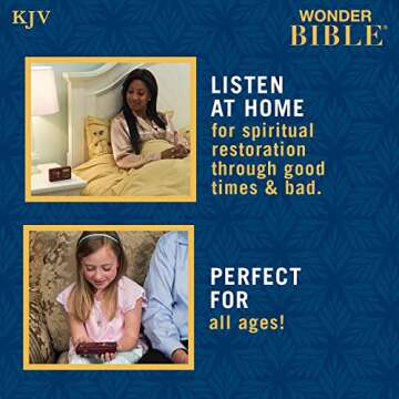 Listen Anytime with Wonder Bible KJV Audio Player