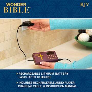 Listen Anytime with Wonder Bible KJV Audio Player