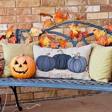 DFXSZ Decorative Fall Pillow Covers 12x20 Inch