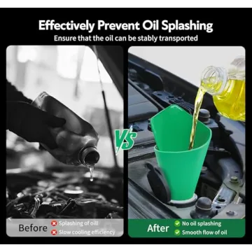 Flexible Oil Drain Funnel for Easy Fluid Transfers