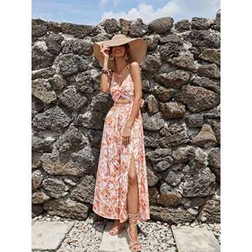 Stunning Floerns Floral Cami Maxi Dress for Women