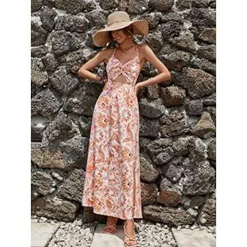 Stunning Floerns Floral Cami Maxi Dress for Women