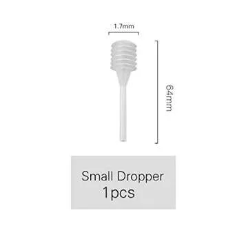 Enslz 15pcs Mini Empty Frosted Essential Oil Bottles