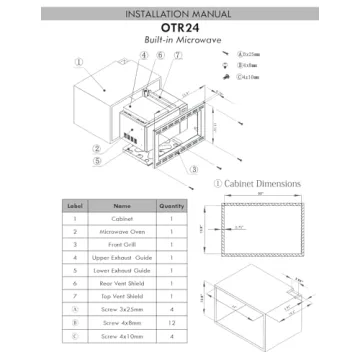 Summit 24” Stainless Steel Over-The-Range Microwave Compact Design