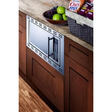 Summit 24” Stainless Steel Over-The-Range Microwave Compact Design