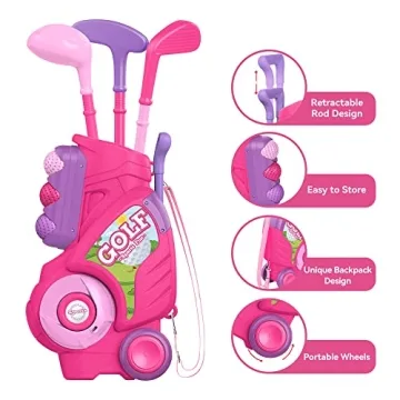 Liberry Toddler Golf Set - Fun Golf Toys for Kids