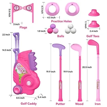 Liberry Toddler Golf Set - Fun Golf Toys for Kids